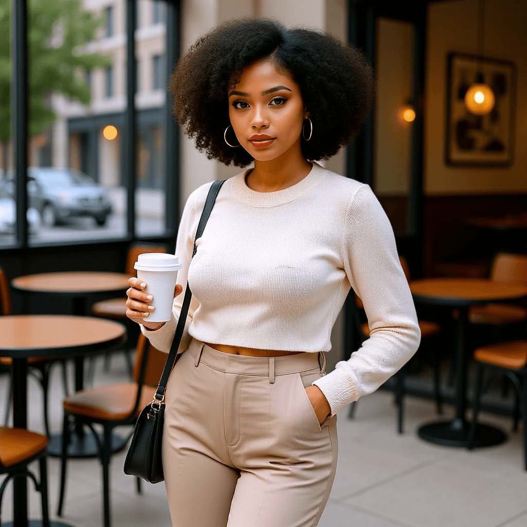 AI generated urban lifestyle portrait